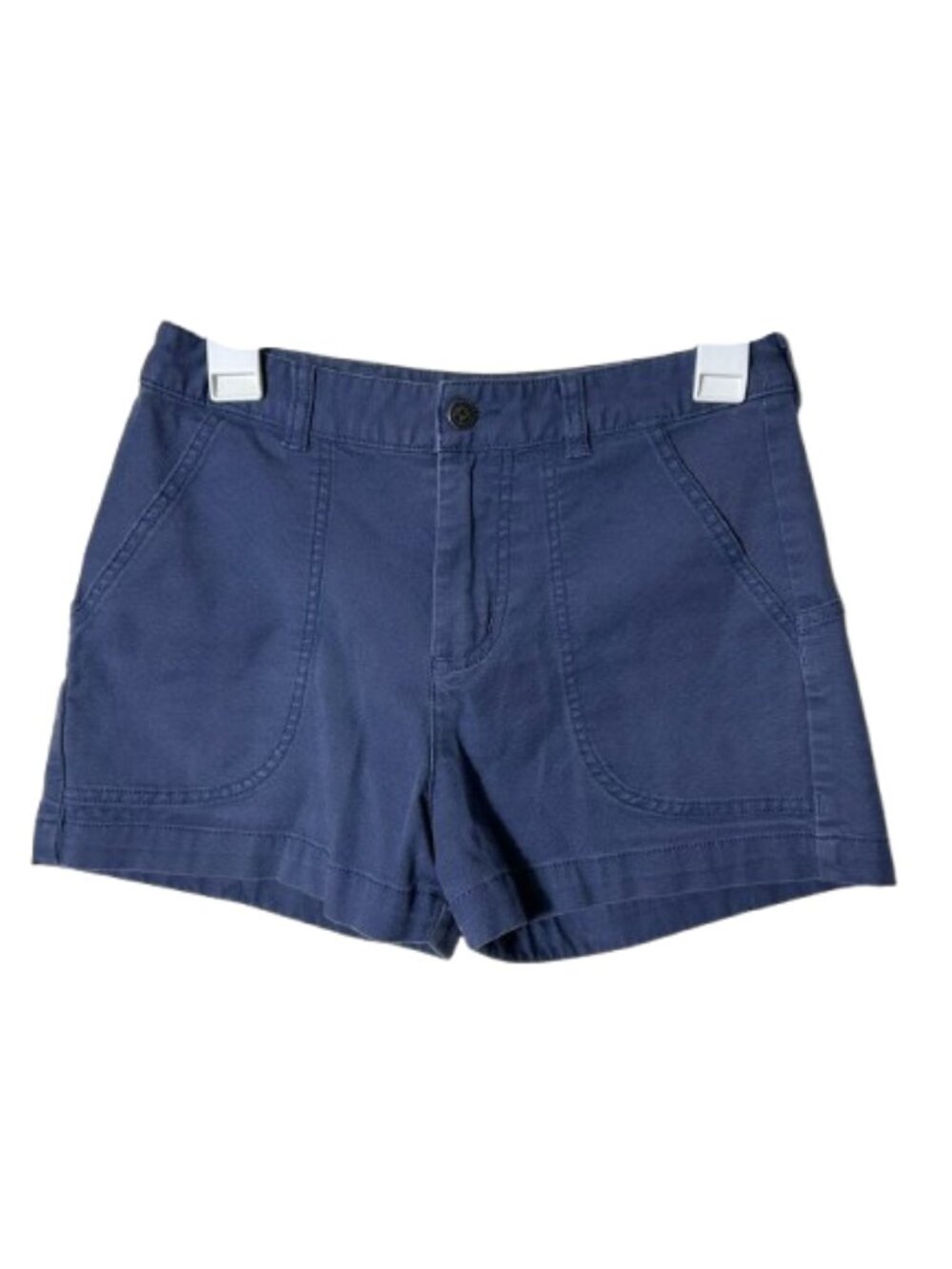 Patagonia blue stand up shorts canvas womens 2 3" inseam organic cotton
